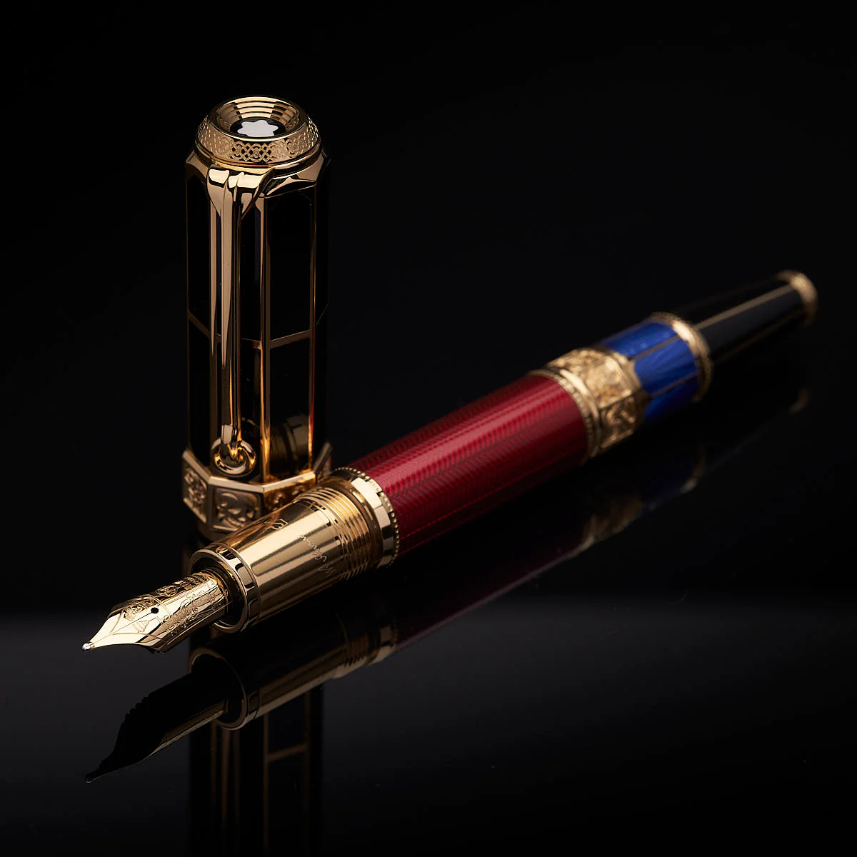 Montblanc Writers Edition Limited Edition Sammlung Tolstoy 1868 - Stevenson 1883 - Image 7