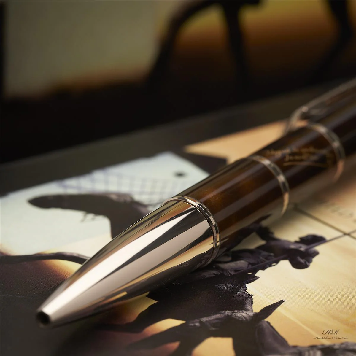 Montblanc Writers Edition von 2005 Miguel de Cervantes Kugelschreiber ID 35581 - Image 2