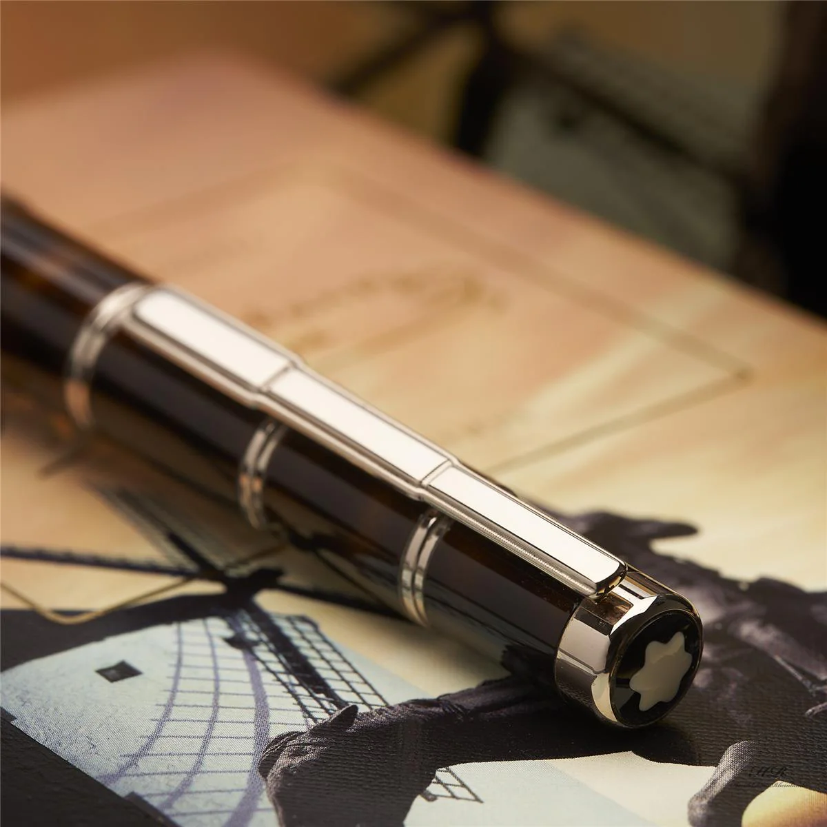 Montblanc Writers Edition von 2005 Miguel de Cervantes Kugelschreiber ID 35581 - Image 3