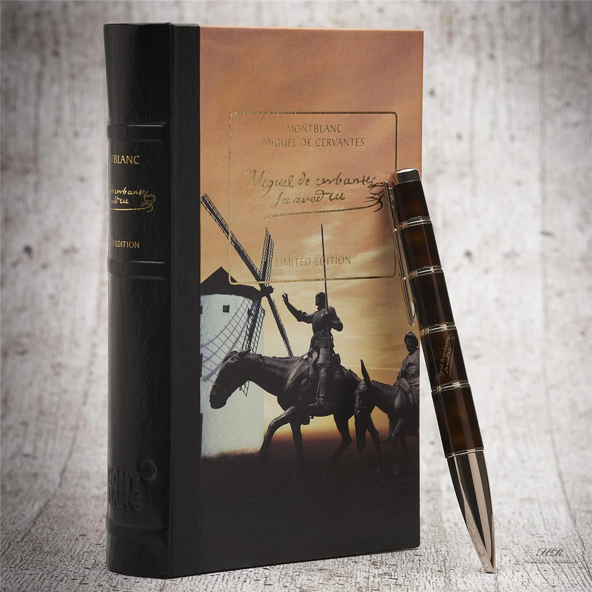 Montblanc Writers Edition von 2005 Miguel de Cervantes Kugelschreiber ID 35581 - Image 4