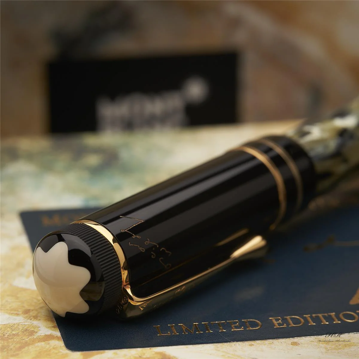 Montblanc Writers Edition von 1994 Oscar Wilde Füllfederhalter ID 28616 mit OVP - Image 3