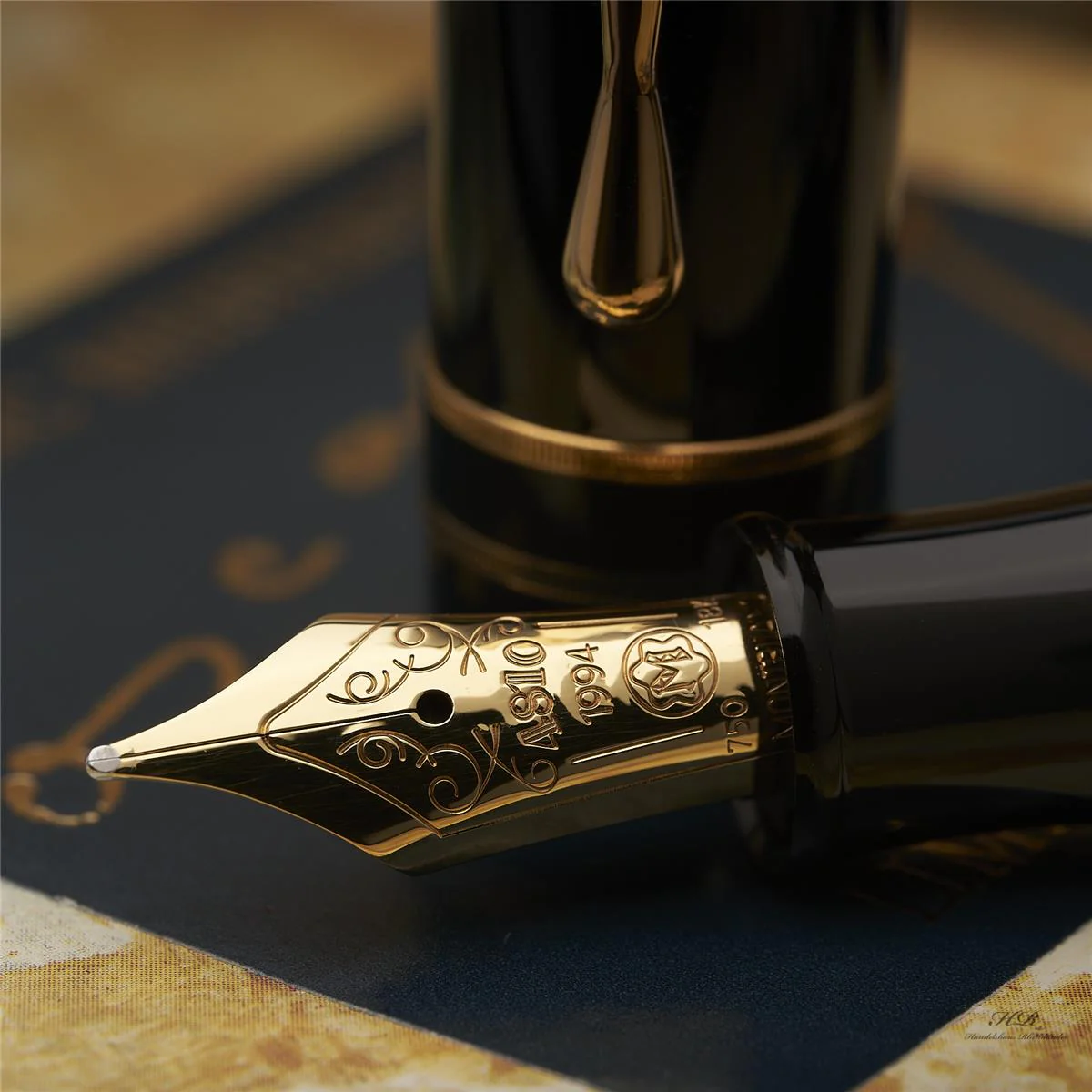 Montblanc Writers Edition von 1994 Oscar Wilde Füllfederhalter ID 28616 mit OVP - Image 6