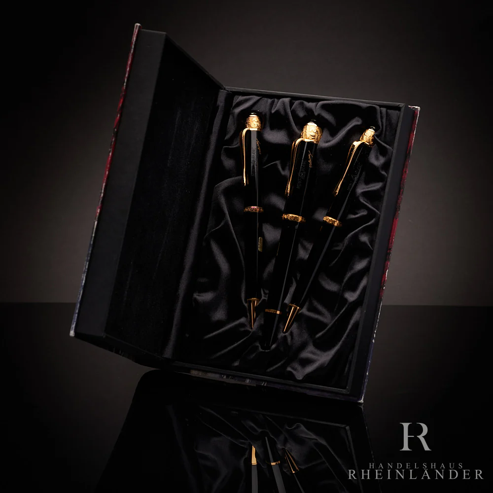 Montblanc Writers Edition 3er Set Sammlung Hemingway 1993 - Gebrüder Grimm 2022 - Image 12
