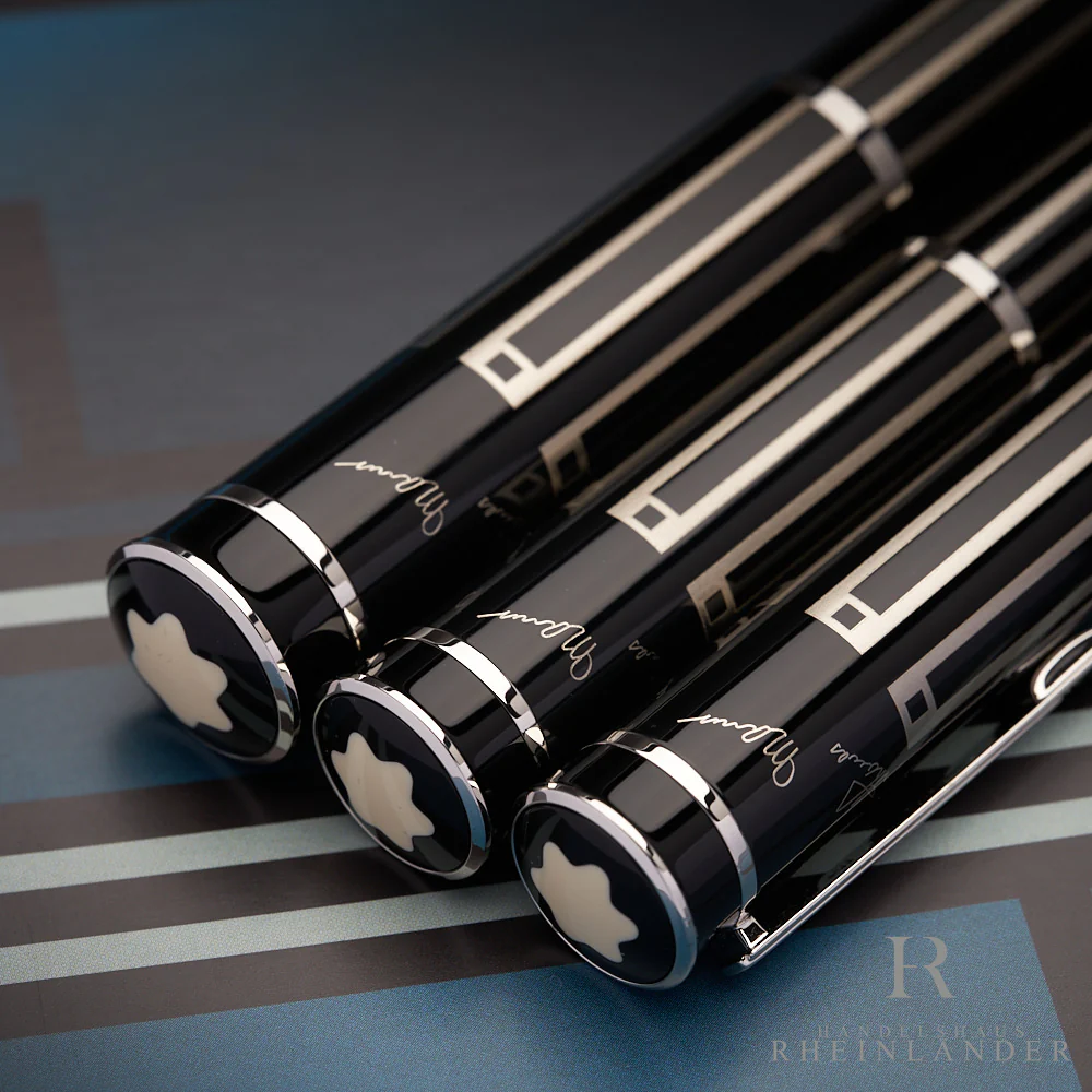 Montblanc Writers Edition Set Thomas Mann 2009 Füller Kuli Bleistift 104158 OVP - Image 3