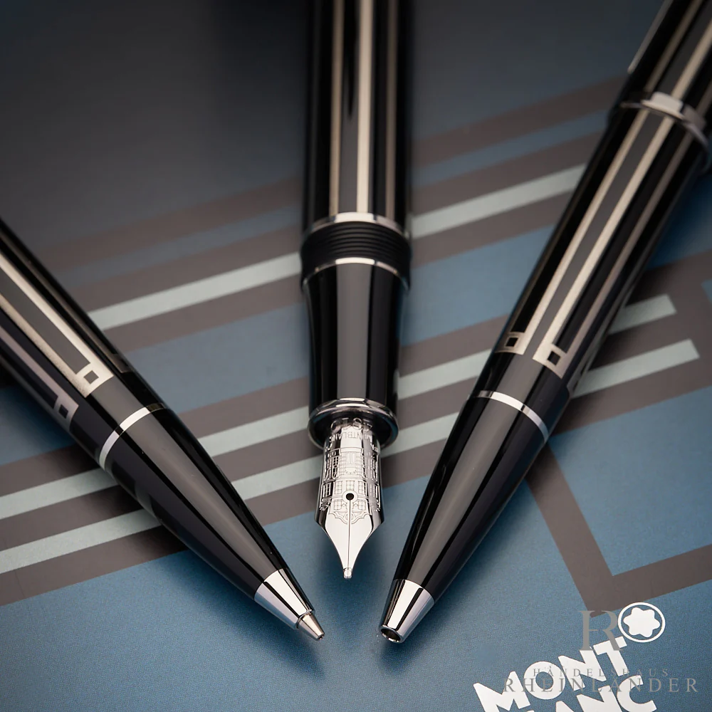 Montblanc Writers Edition Set Thomas Mann 2009 Füller Kuli Bleistift 104158 OVP - Image 5