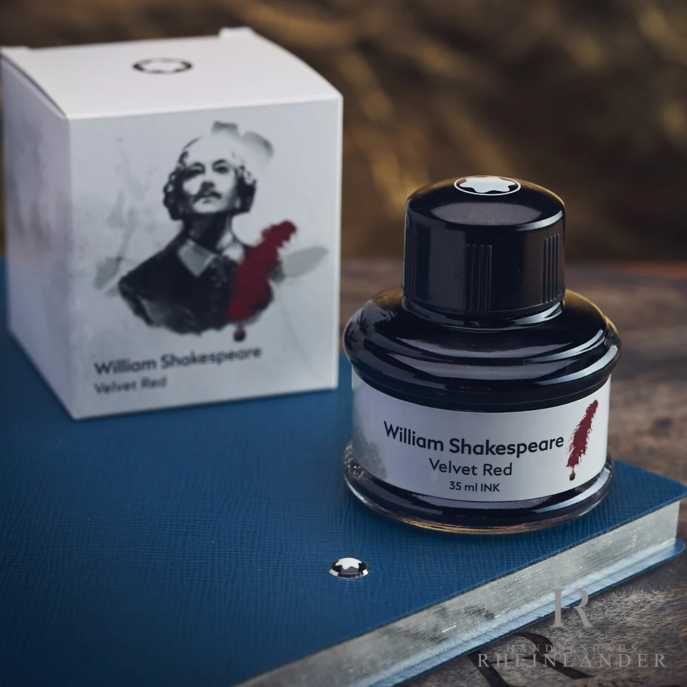 Montblanc Writers Edition William Shakespeare Tinte Ink 35ml Velvet Red 114959