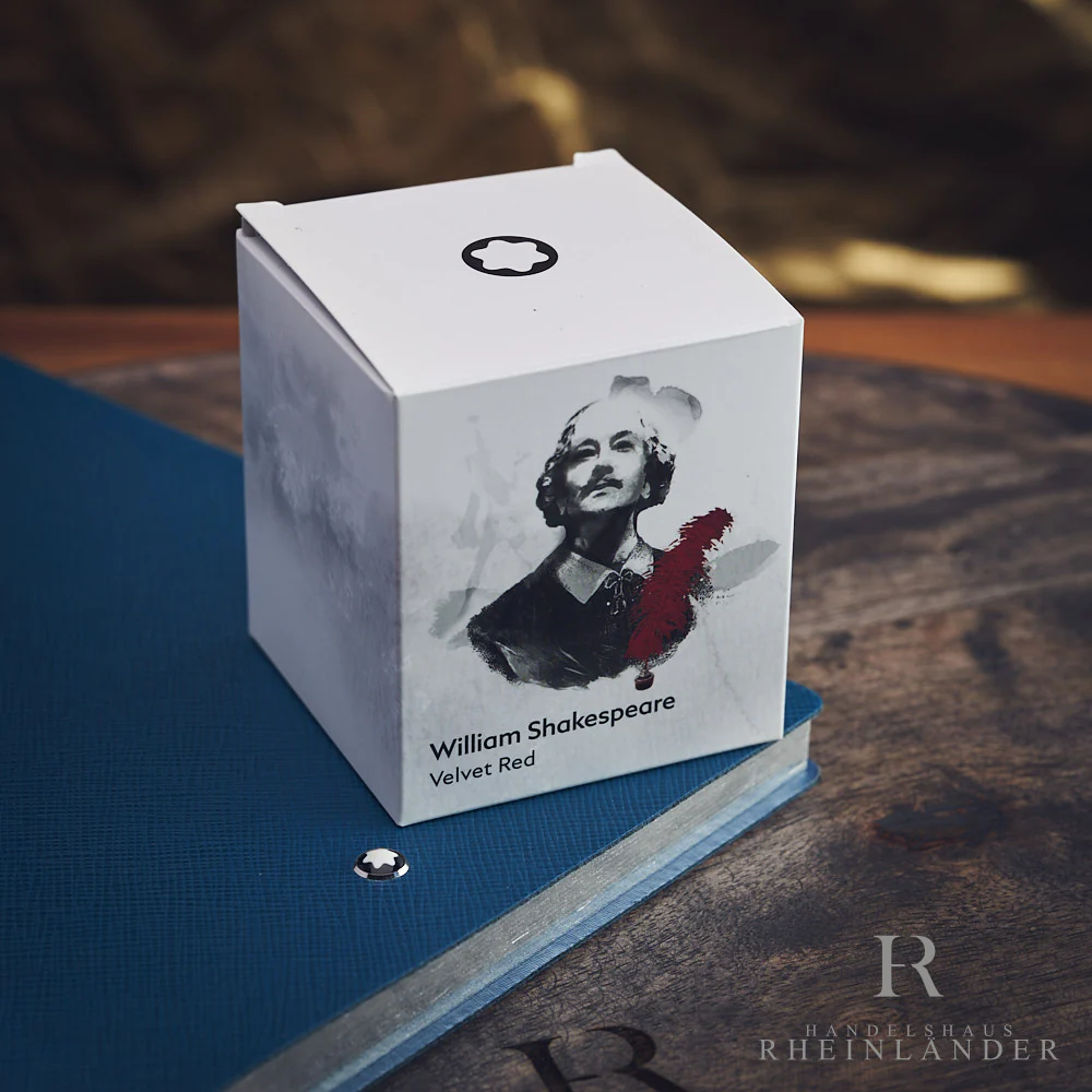 Montblanc Writers Edition William Shakespeare Tinte Ink 35ml Velvet Red 114959 - Image 3