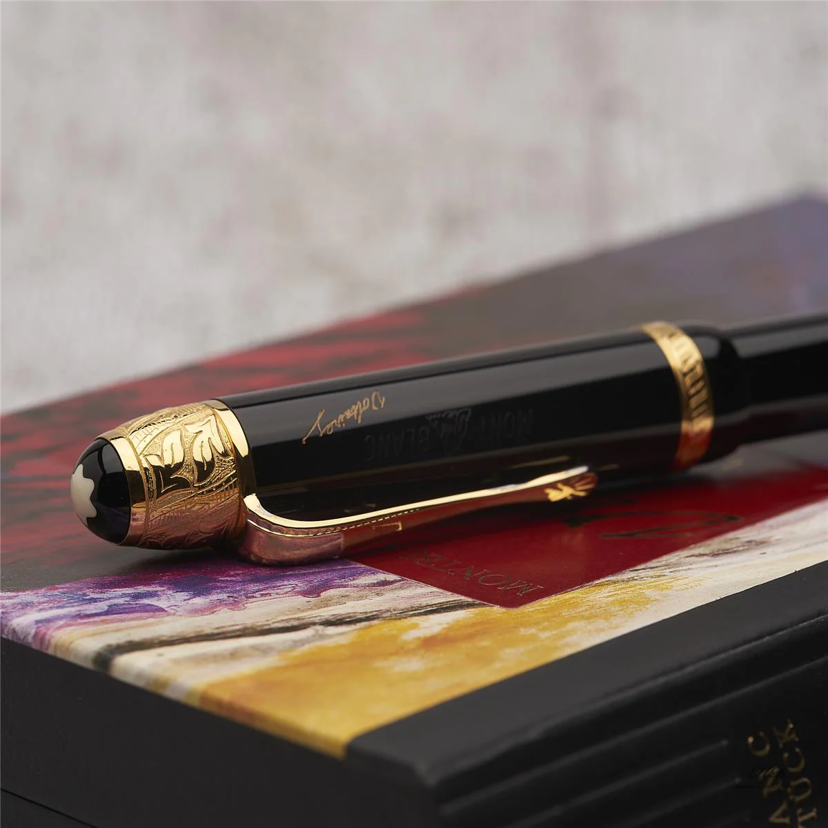 Montblanc Writers Edition von 1995 Voltaire Füllfederhalter ID 28620 mit OVP - Image 2
