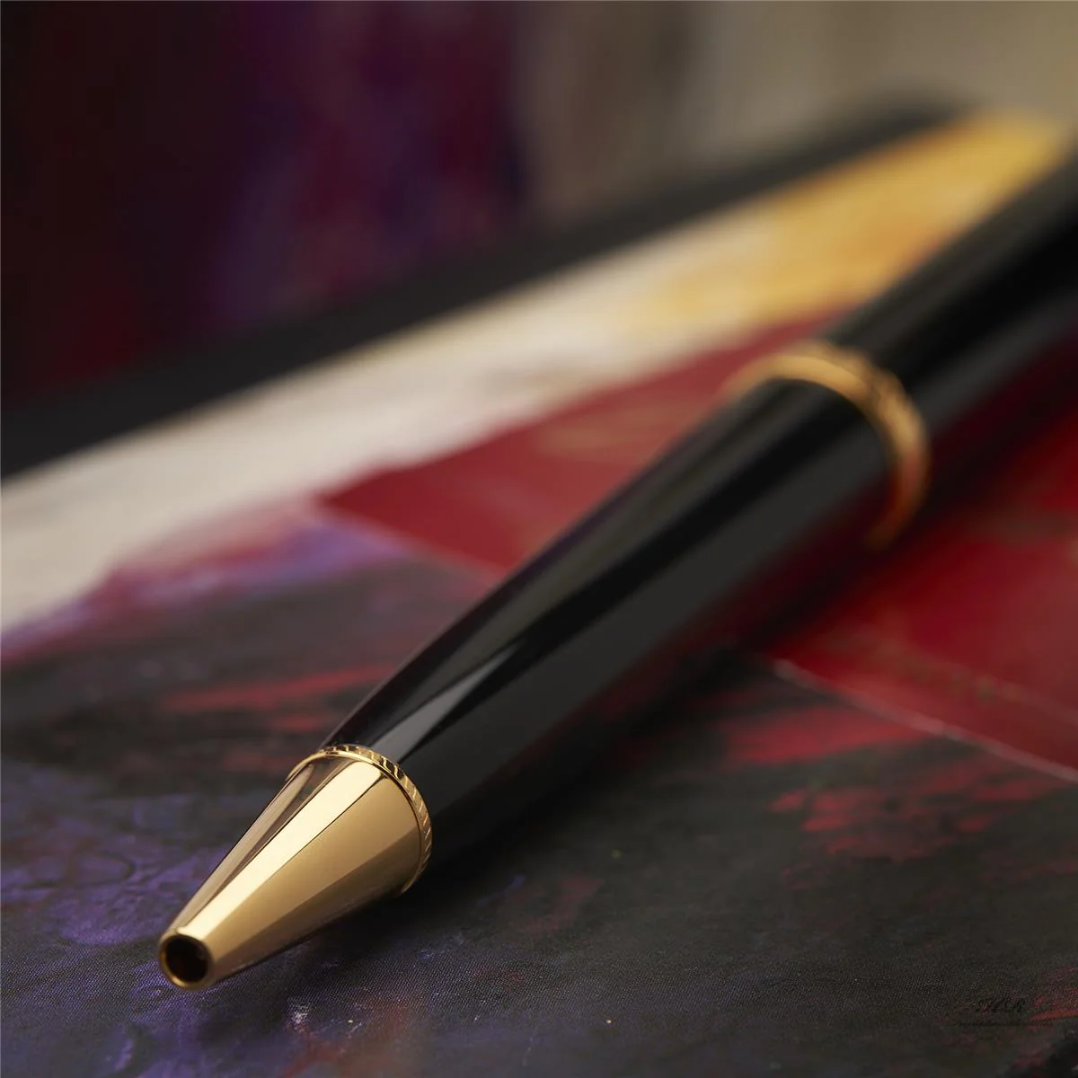 Montblanc Writers Edition von 1995 Voltaire Kugelschreiber ID 28621 Kuli mit OVP - Image 3