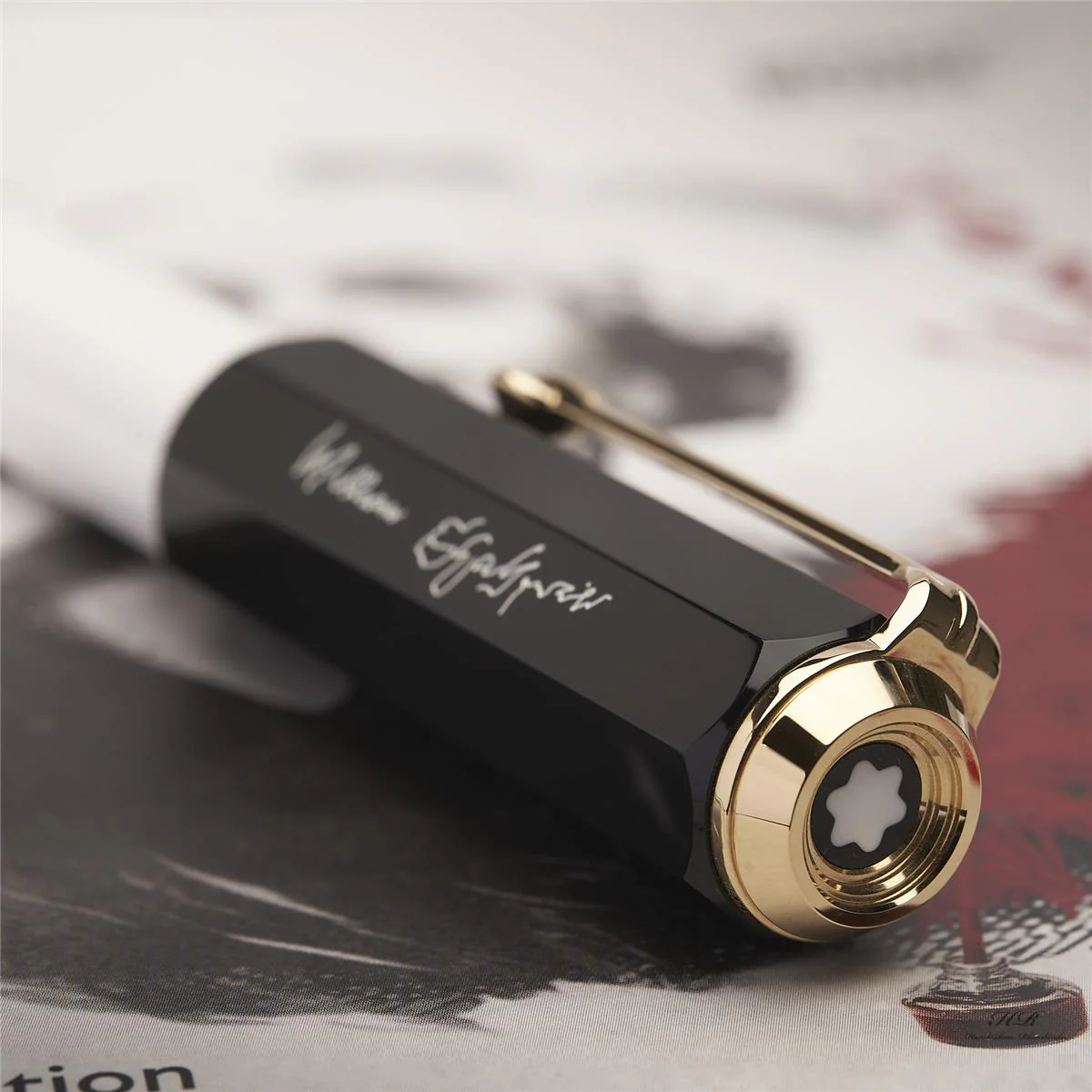 Montblanc Writers Edition von 2016 William Shakespeare Rollerball ID 114350 OVP - Image 2