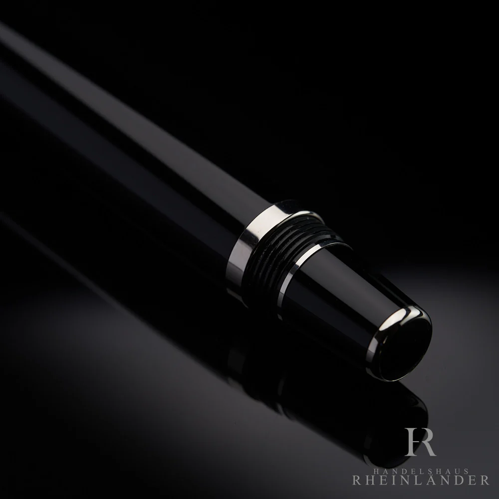 Montblanc Boheme Bleu Midsize Platinum Fountain Pen Füllfederhalter ID 25131 OVP - Image 3