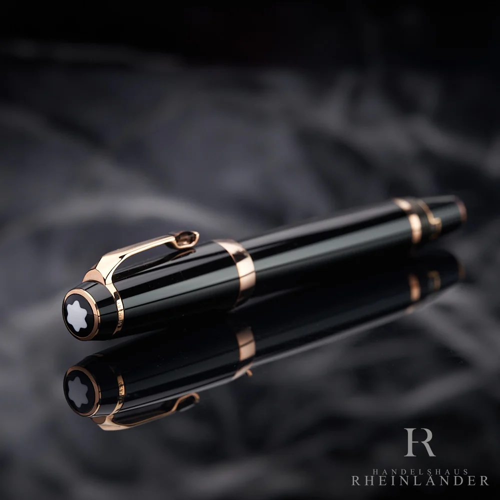 Montblanc Boheme Marron Line Rosé Gold Resin Fountain Pen Füller ID 38268 OVP - Image 2