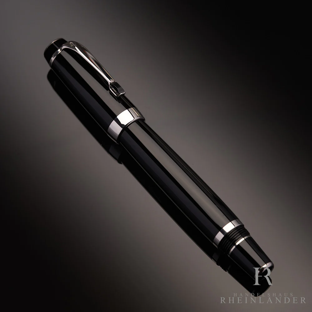Montblanc Boheme Noir Platinum Line Rollerball Fineliner Resin Black ID 5098 OVP - Image 2