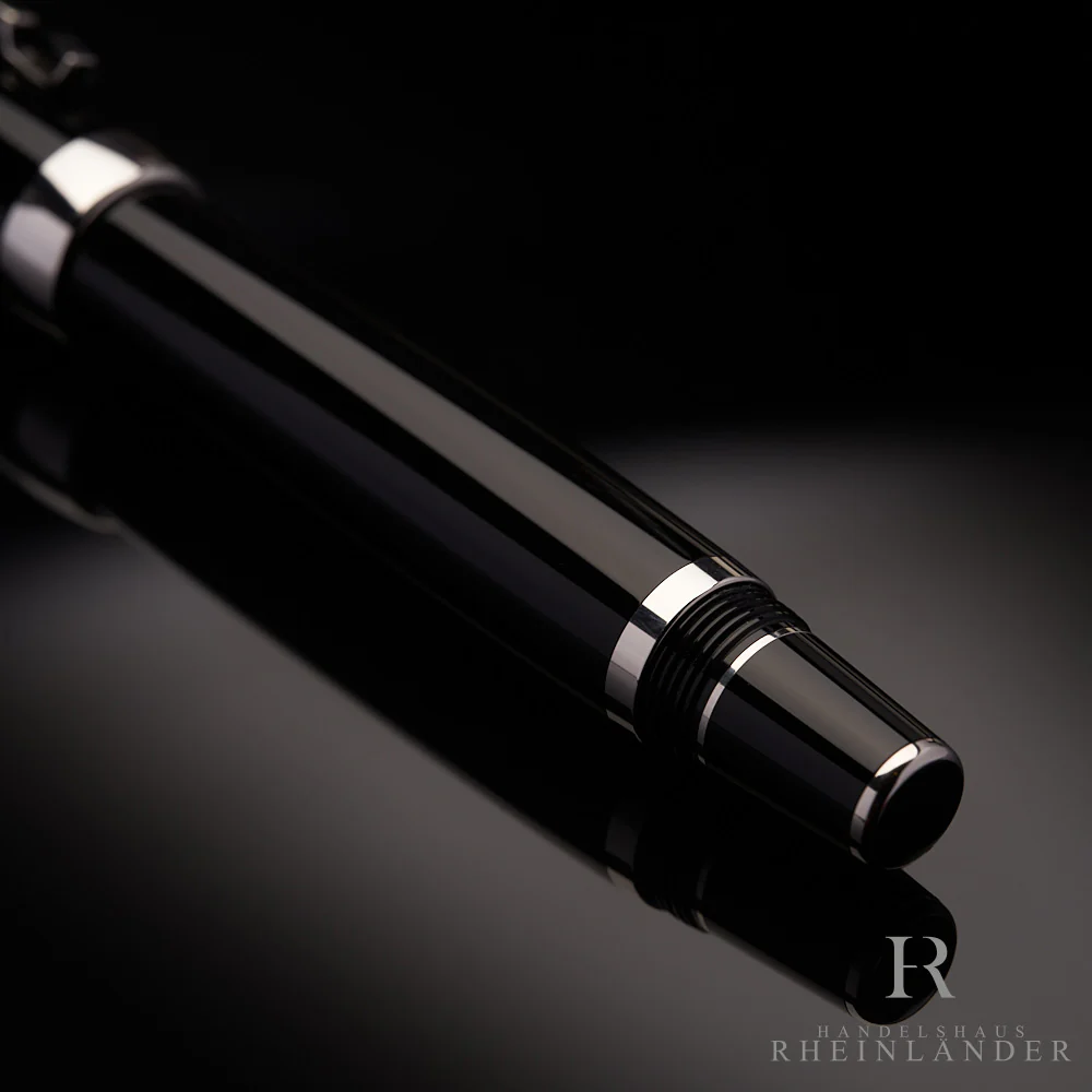 Montblanc Boheme Noir Platinum Line Rollerball Fineliner Resin Black ID 5098 OVP - Image 3