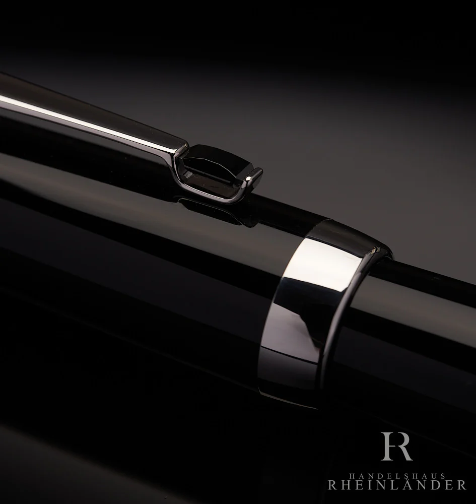 Montblanc Boheme Noir Platinum Line Rollerball Fineliner Resin Black ID 5098 OVP - Image 5