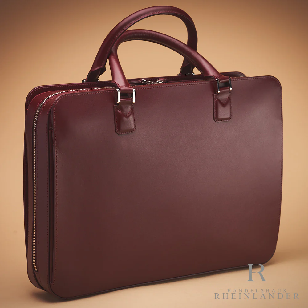 Montblanc Leather Goods Meisterstück Classic Document Case Slim Burgundy 114528 - Image 2