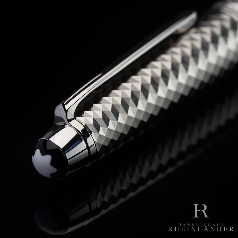Montblanc Solitaire Doue Geometric Dimension Platinum Classique Füller ID 113334 - Image 4