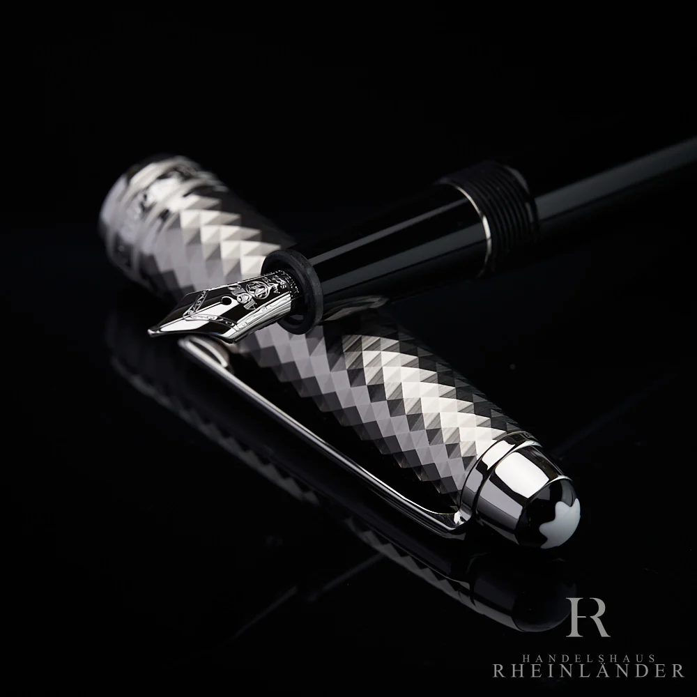Montblanc Solitaire Doue Geometric Dimension Platinum Classique Füller ID 113334 - Image 6