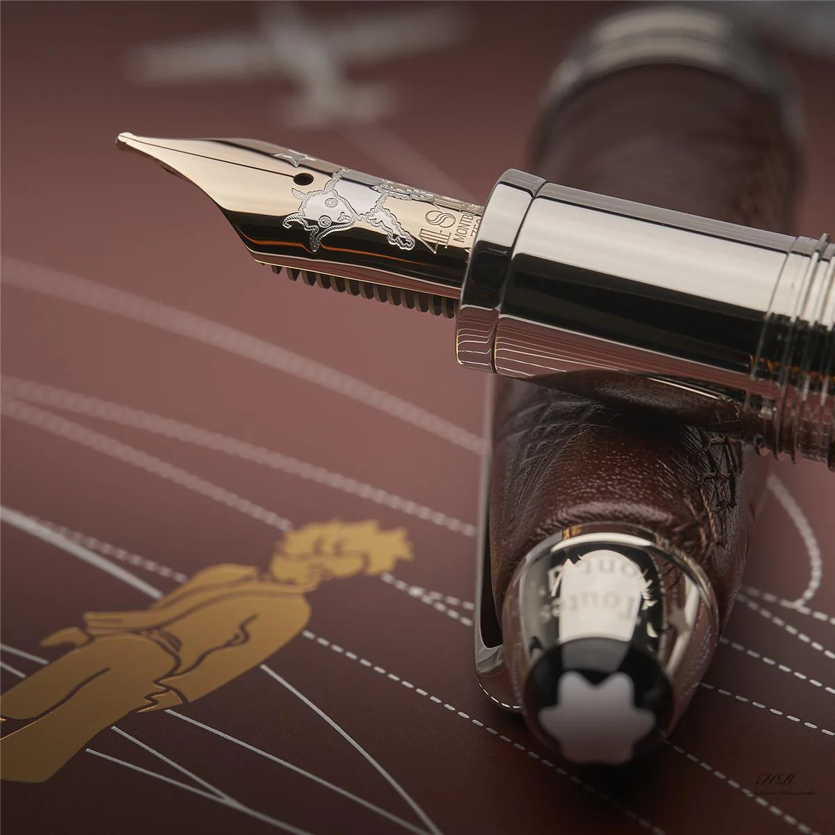 Montblanc Le Petit Prince Solitaire Aviator No 146 Le Grand Füller ID 119684 - Image 5